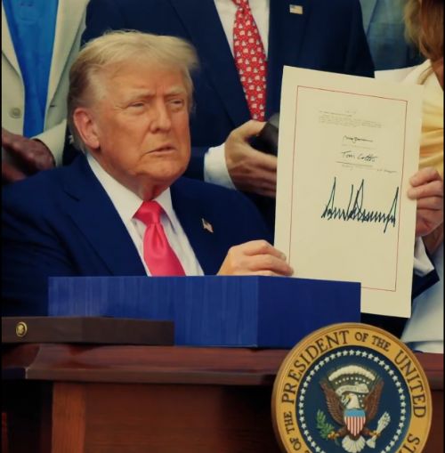 President Donald Trump Signs Bill to Defund Planned Parenthood