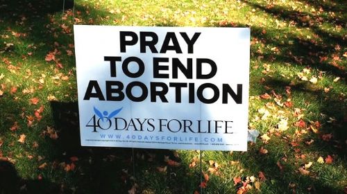 40 Days for Life Campaign is Already Saving Babies From Abortions